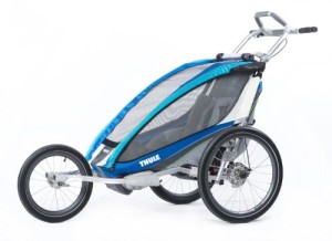 Jogger Kinderwagen zum Laufen Thule CX1 türkis