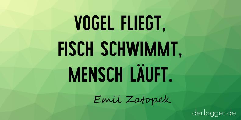Motivationssprüche und Zitate zu Sport &amp; Erfolg der Jogger